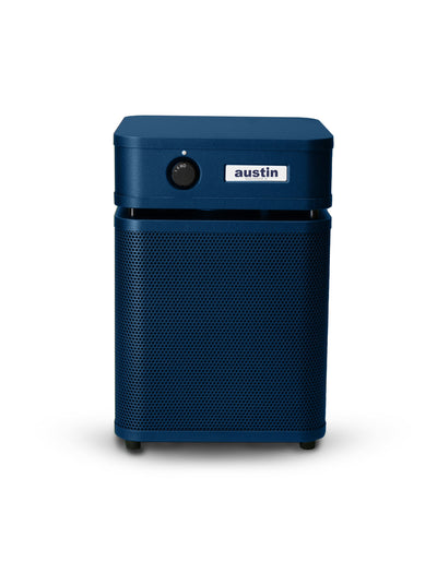 Midnight Blue Austin Air HealthMate Junior Air Purifier Front Angle