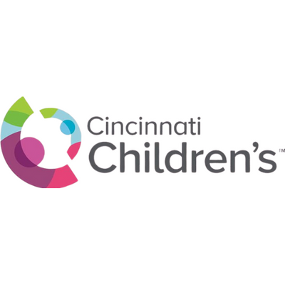 Cincinnati Children's logo with colorful circular design on a white background