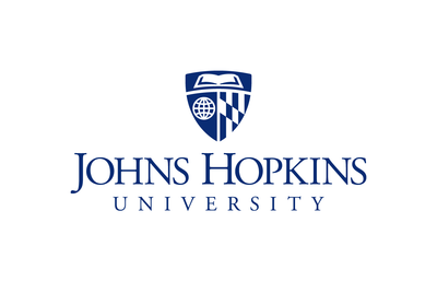 Johns Hopkins University logo on a white background