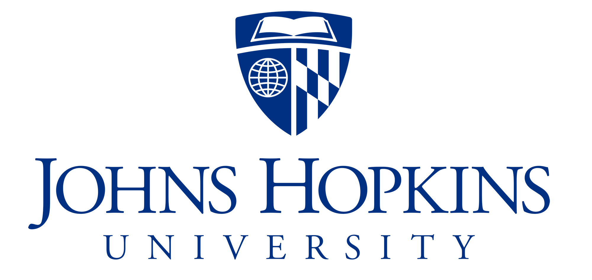 Johns Hopkins University logo on a white background